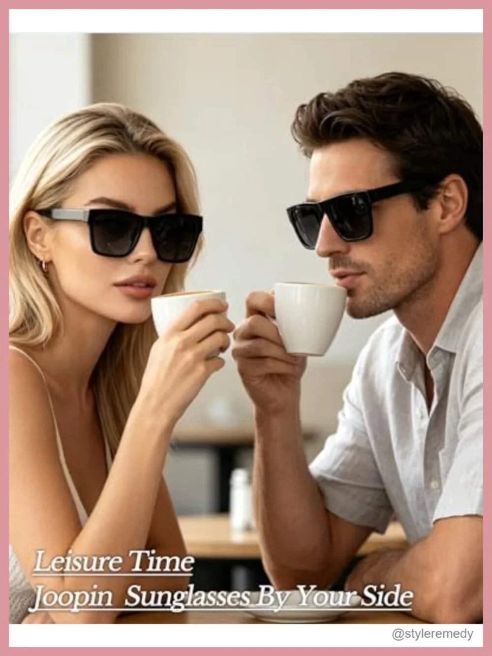 Acetate Square Sunglasses Polarized UV400 Protection Oversized Retro Shades